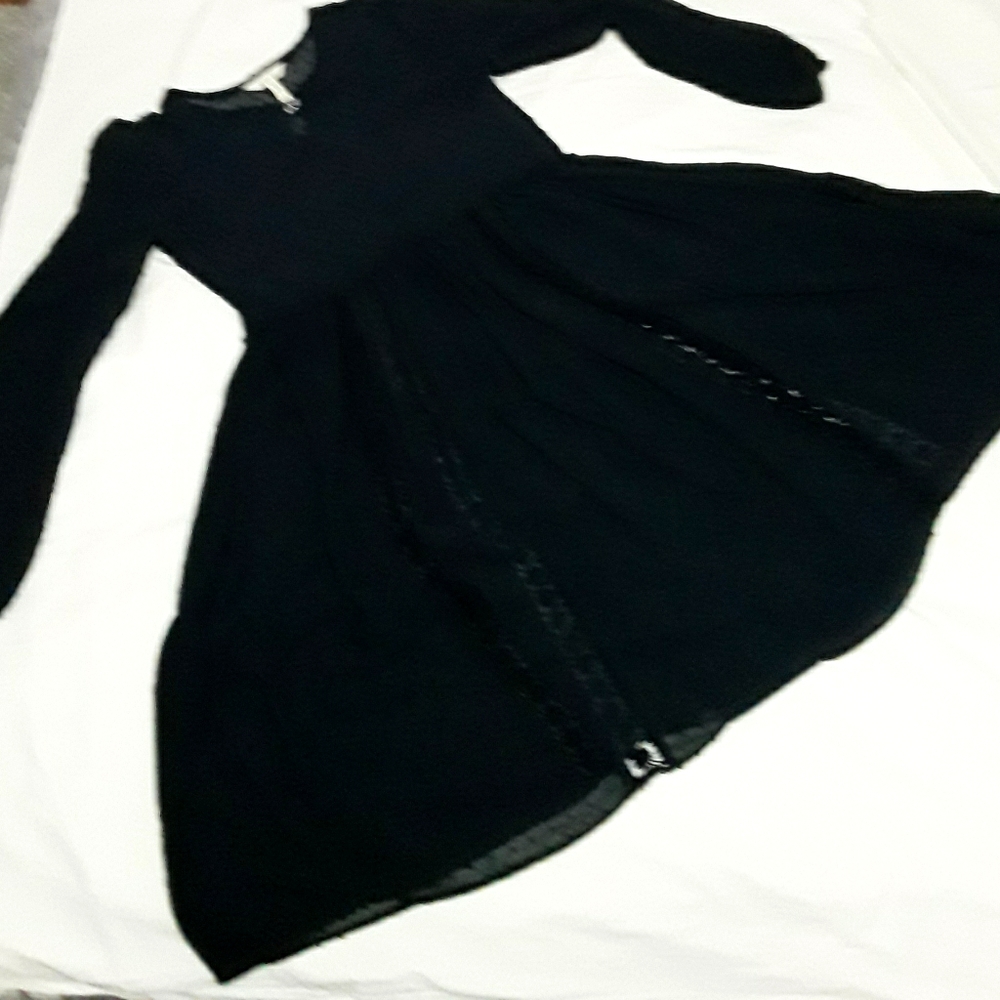 Black Sheer Dress